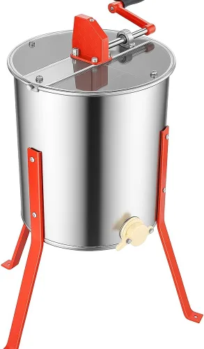 Vista 2 de GOODLAND BEE SUPPLY Hardin Professional - Extractor de miel manual de 2 marcos, metálico