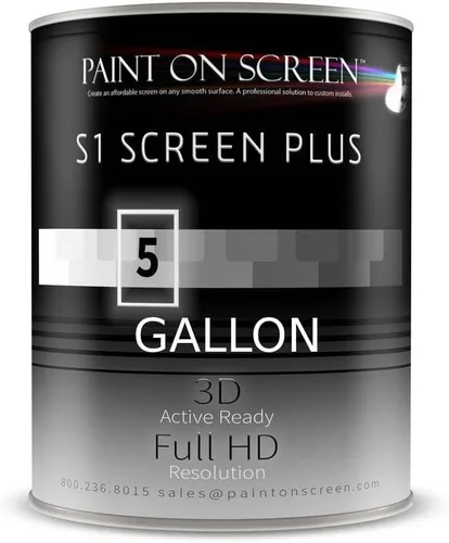 Vista 6 de Pintura para Proyector de Pantalla Paint on Screen Pintura de Pantalla de Proyector de Capa Única de Proyección Corta para Claridad Perfecta