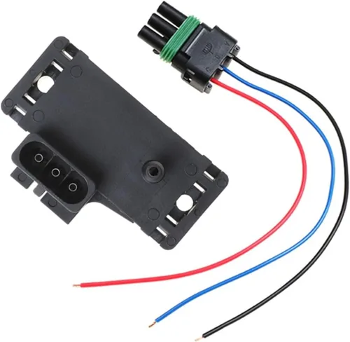 Vista 7 de 12219935 12223861 16040749 Turbo Intake Pressure map Sensor for with Plug(Black)