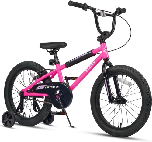 Vista 27 de cubsala Bicicleta para niños de 12, 14, 16, 18 pulgadas, estilo BMX, con ruedas de entrenamiento, freno para niños de 2 a 10 años, varios