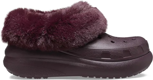 Vista 5 de Crocs Zapato clásico unisex con forro Furever Crush para adultos Cerezo oscuro