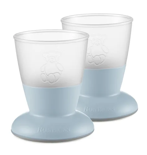 Vista 4 de BabyBjörn Vaso para bebé, paquete de 2, gris