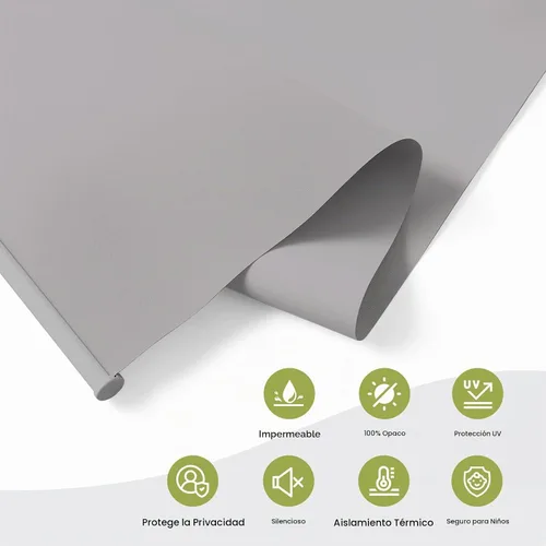 Vista 3 de Persianas enrollables inalámbricas para ventanas, 100% opacas, con aislamiento térmico, protección UV, persianas para ventanas, persianas