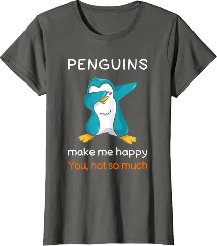 Vista 6 de Camiseta de pingüino con cita de pingüino sarcástico para amantes de los pingüinos, Negro