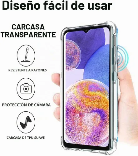 Vista 3 de Carcasa transparente para Samsung Galaxy A23 5G