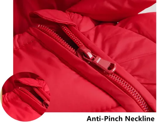 Vista 4 de Ohrwurm Traje de nieve adorable con capucha para bebé, con doble cremallera, para invierno