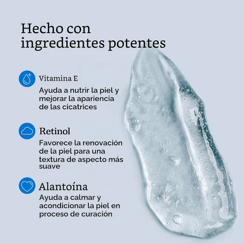 Vista 6 de Nuvadermis Paquete de cuidado de cicatrices - Gel avanzado para cicatrices y cinta de silicona para cicatrices