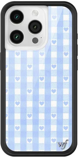 Vista 76 de Wildflower - Fundas compatibles con Apple iPhone 15 Pro Protector de goma negro, certificado de prueba de caída de 4 pies, propiedad de mujeres