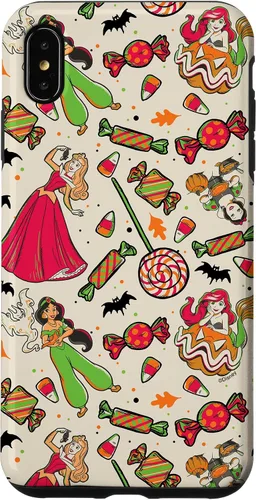 Vista 11 de iPhone 16 Disney Princess Snow White Ariel Jasmine Aurora Funda de Halloween
