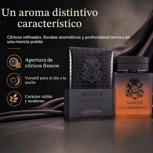 Vista 4 de English Laundry Armour Eau de Parfum en aerosol, 3.4 onzas líquidas