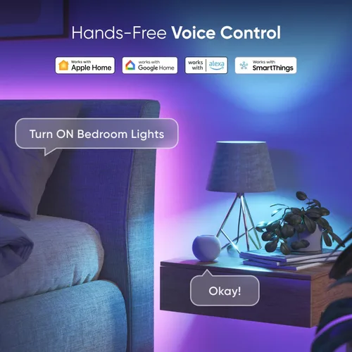 Vista 3 de Nanoleaf Essentials Bombillas inteligentes, bombillas LED inteligentes Matter funcionan con Alexa y Google Home, bombilla de cambio de color RGBTW