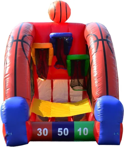 Vista 8 de JumpOrange Juego inflable de béisbol (con soplador y murciélago de espuma), niños y adultos, grado comercial, juego de alquiler, agujeros de tiro