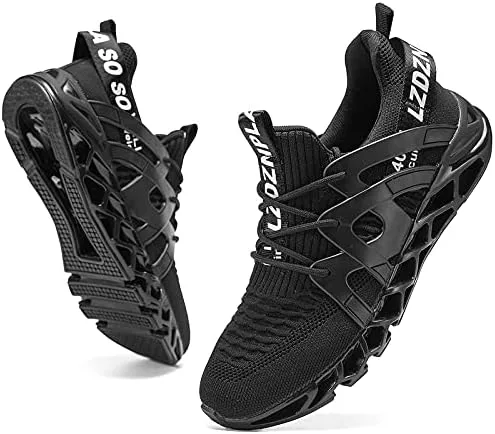 Vista 2 de LZDZN Tenis de correr para hombre, tenis Air para hombre, caminos atléticos, juveniles, deportes, caminar, hombre, casual, a la moda, para correr