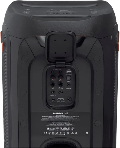 Vista 9 de JBL Partybox 310 - Altavoz portátil para fiestas con batería de larga duración, potente sonido JBL y emocionante espectáculo de luces, color negro