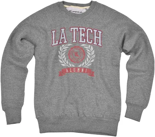 Vista 26 de Campus Lab Collegiate Classic Alumni Seal - Sudadera unisex con cuello redondo para adultos