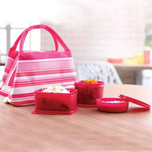 Vista 2 de tupperware set de almuerzo sorpresa de primavera