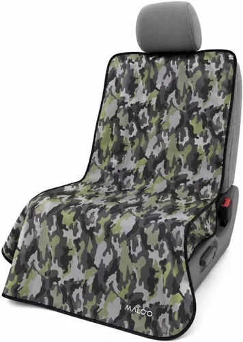 Vista 12 de Malo'o Funda impermeable para asiento de automóvil, protector universal de asiento de neopreno para automóviles, camiones y SUV, protege contra