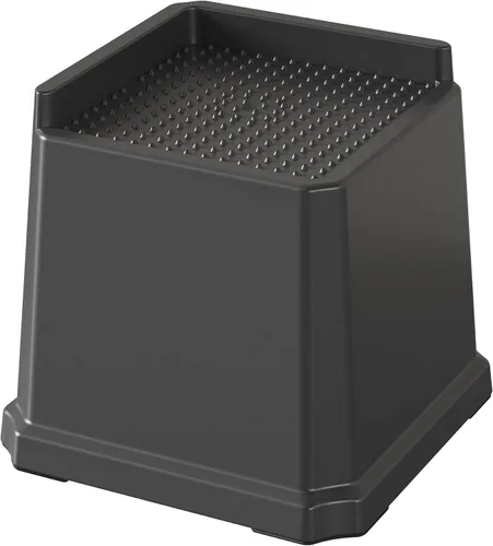Vista 9 de Elevadores de Cama de 4 Pulgadas de Servicio Pesado Paquete de 9 Elevadores de Muebles de Cama en Forma de L de Gran Tamaño Elevan 1,500 lbs