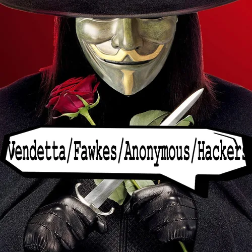 Vista 6 de Máscara V for Vendetta de hackers anónimos para fiestas temáticas de disfraces de cosplay