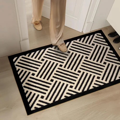 Vista 30 de GRANNY SAYS Tapete para puerta, de 32 x 20 pulgadas, tapete de bienvenida para exteriores, antideslizante, absorbe la suciedad para la entrada