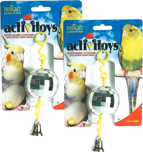 Vista 6 de JW Pet Company Activitoy - Juguete para pájaros pequeños, los colores varían