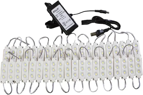 Vista 6 de Luz verde LED de la ventana del escaparate los 20ft con la UL enumeró la fuente de alimentación 12v 3A