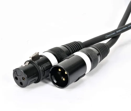 Vista 2 de Accu Cable AC3PDMX50 a 50 pies 3 pines dmx512 Cable de iluminación