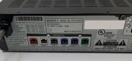 Vista 4 de 6 cables de altavoz de cine en casa para Sony Samsung, conectores de 0.165 in/incluye empalmes de engarce de alambre sin herramientas.
