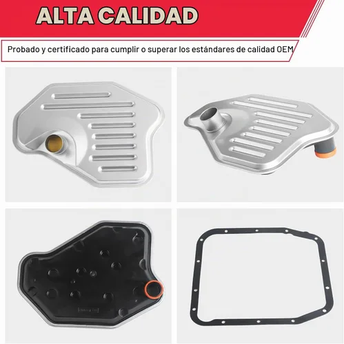 Vista 5 de Filtro de transmisión automática con junta para transmisión 4R70W 4R75W 4R75E - Ford Expedition F150 Mustang Explorer Reemplaza# FT105 FT-105 58955