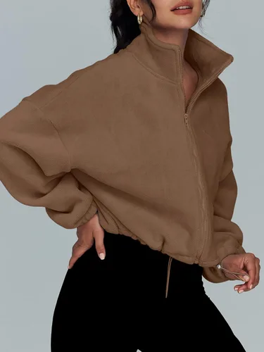 Vista 3 de AUTOMET Sudaderas con capucha y cremallera para mujer, sudaderas de gran tamaño, de manga larga, ropa de otoño, ropa de moda 2023