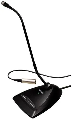 Vista 2 de Shure Microflex MX412SE/C Micrófono de condensador cardioide, 12 cuello de cisne con preamplificador en línea, montaje de choque y brida, cable
