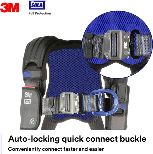 Vista 4 de 3M DBI-SALA ExoFit X300 Comfort Chaleco Escalada Arnés Protección Caída