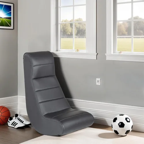 Vista 2 de Factory Direct Partners Balancín de video horizontal suave y ergonómico suave para piso, silla acolchada ideal para leer, jugar o ver la televisión