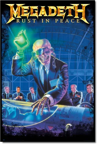 Vista 4 de Grupo Erik Póster de ántrax Evil Kings - 36 x 24 pulgadas / 36.0 x 24.0 in - Enrollado - Póster genial, póster de arte, carteles de pared e