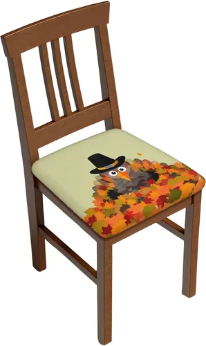 Vista 10 de Juego de 6 fundas de asiento extraíbles para sillas de comedor, de madera americana, elásticas, para bodas, fiestas, fundas de cojín, protector