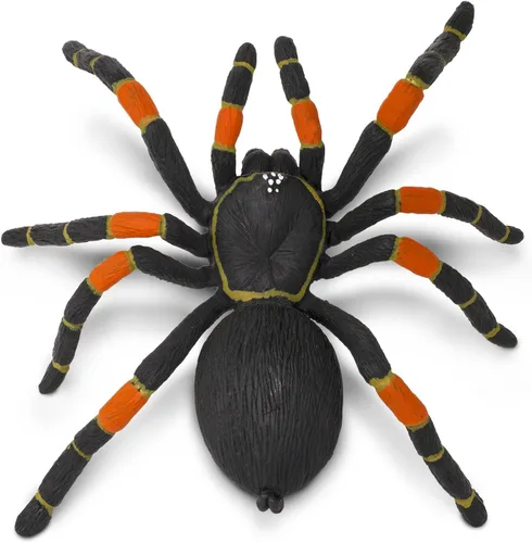 Vista 3 de Safari Ltd. Orange-Kneed - Figura de tarántula realista de 8 pulgadas, juguete educativo para niños, niñas y niños a partir de 3 años