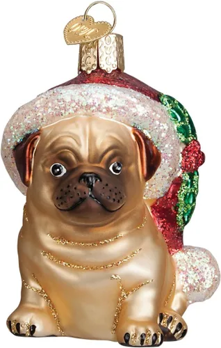 Vista 76 de Old World Christmas - Adorno de bebé blanco de un solo pieza de vidrio soplado para árbol de Navidad, decoración festiva hecha a mano, colección
