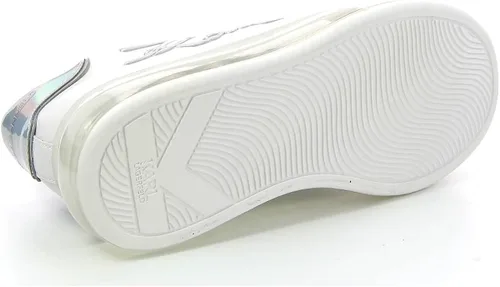 Vista 5 de KARL LAGERFELD Zapatillas Kapri Kushion para mujer color blanco iridiscente