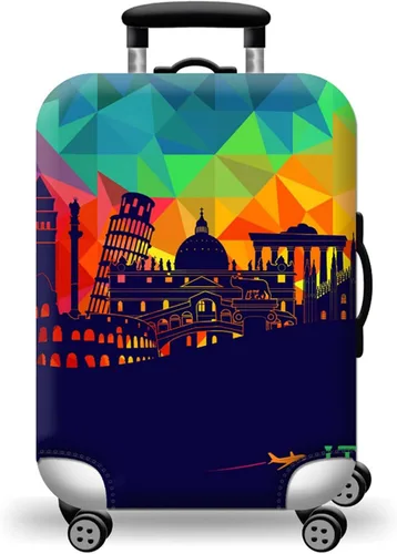 Vista 27 de WUJIAONIAO Funda para Equipaje de Viaje Funda para Maleta Equipaje Protector 18-32 Pulgadas, Moda