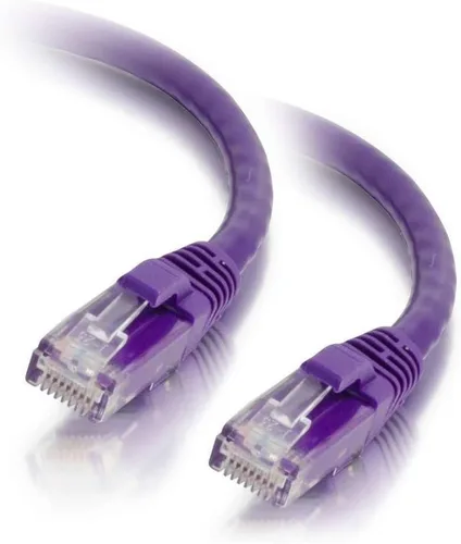 Vista 23 de C2G 00740 Cable Cat6a - Cable de conexión de red Ethernet blindado sin enganches, aguamarina (1 pie, 1.0 ft)