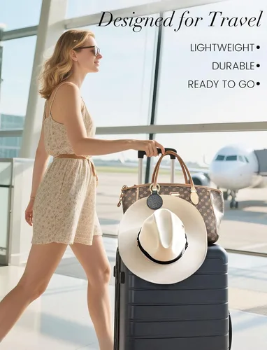 Vista 45 de Niveaya Clip magnético para sombrero para viajar en la bolsa, gancho de almacenamiento magnético, accesorio esencial de viaje de vacaciones