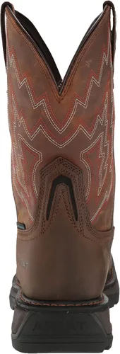 Vista 3 de ARIAT BMVY9 - Botas de trabajo impermeables para hombre, color marrón oscuro/marrón envejecido, 10.5 de ancho Marrón Oscuro/Marrón Desgastado