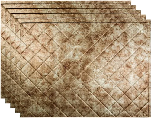 Vista 17 de FASÄDE Panel decorativo acolchado de vinilo para salpicaduras en cachemira (muestra de 6 x 6 pulgadas)