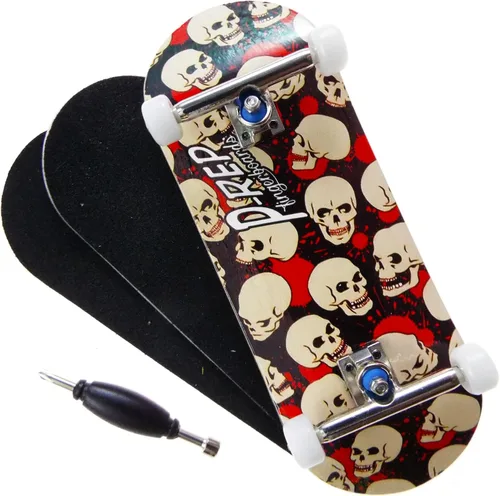 Vista 6 de P-REP V2 Performance Patineta Completa de Madera de 34mm - Alien Brain