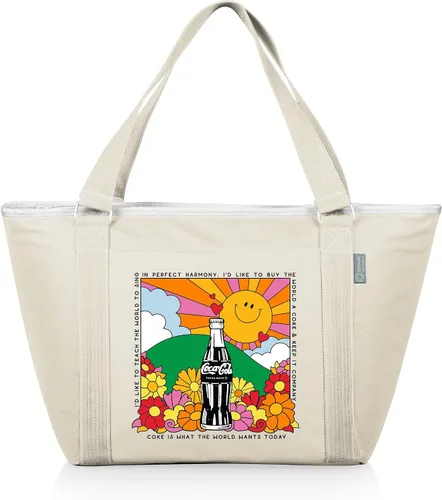 Vista 7 de PICNIC TIME Coca-Cola Topanga Tote - Bolsa enfriadora suave, enfriador de picnic Coca-Cola Comprar El Mundo - Arena