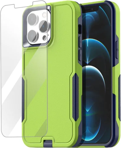 Vista 23 de AICase Funda para iPhone 12 Pro Max (6.7"), resistente protección contra caídas, cuerpo completo, a prueba de golpes, a prueba de polvo, protección
