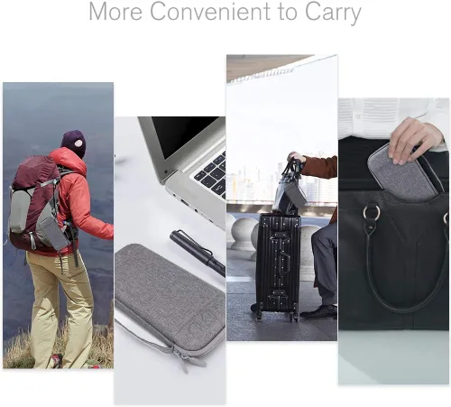 Vista 7 de Kit de accesorios para Nintendo Switch, 1 funda de transporte, 2 empuñaduras, 2 ruedas de dirección, 1 funda de cristal para interruptor, 2 fundas