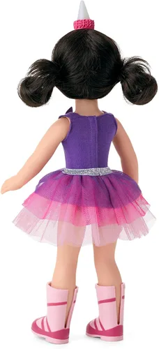 Vista 5 de American Girl WellieWishers Emerson Muñeca de 14.5", Púrpura, Plateado