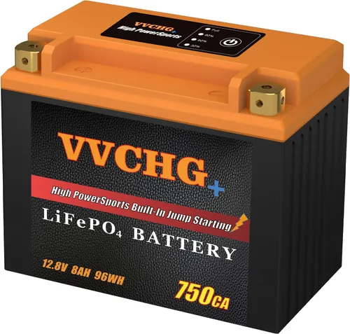 Vista 10 de Batería de 12 voltios, batería de motocicleta 12V 2.5Ah 300A de litio, batería Lifepo4 para ATV, patinete, moto de nieve, motocross, batería