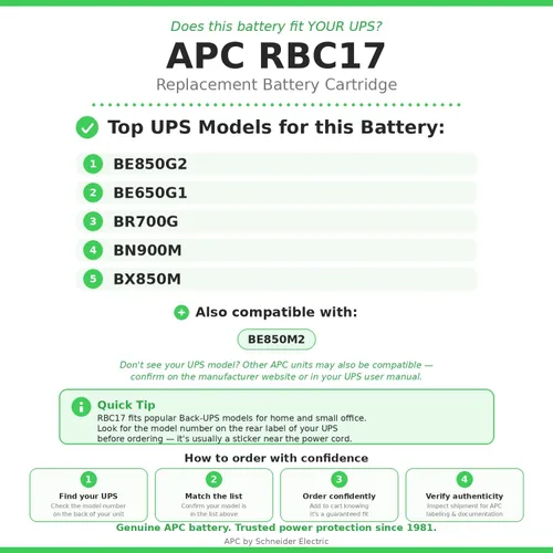 Vista 2 de Cartucho de repuesto para batería 35 APC RBC35
